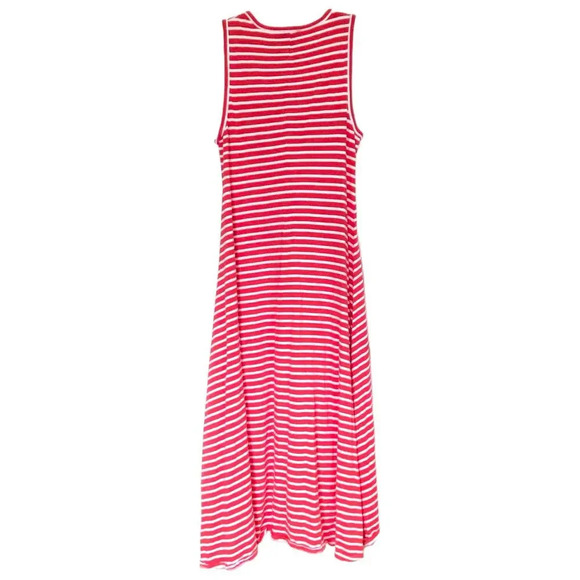 J. Crew Red and White Striped Maxi Dress - Picture 2 of 7
